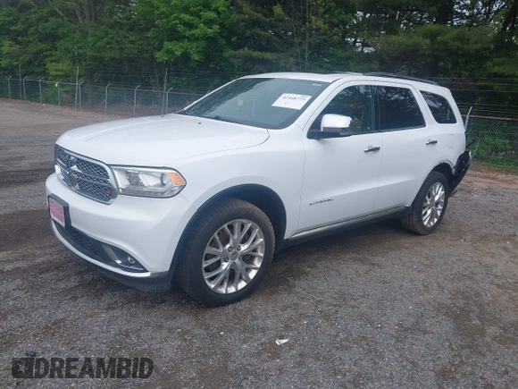 2015 Dodge Durango Citadel z VIN 1C4SDJET4FC688548, wystawiony jako IAAI lot #42448775 z przebiegiem 157 297 mil mil oraz . Historia ofert i sprzedaży dostępna na DreamBid. Obrazek 2.