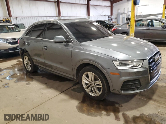 2016 Audi Q3 Premium Plus with VIN WA1EFCFS9GR001016, listed as a Copart auction lot 52300205 with 42,518 mi miles and Salvage Title. Bid and sale history available at carsss.com. Image 4.