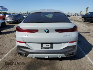 2025 BMW X6 xDrive40i with VIN 5UX33EX07S9Y53337, listed as a Copart auction lot 46340085 with 1,609 mi miles and Salvage Title. Bid and sale history available at carsss.com. Image 6.