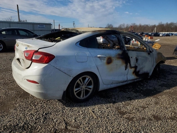 2017 Chevrolet Cruze LT with VIN 1G1BH5SE8H7264277, listed as a Copart auction lot 86585194 with 0 mi miles and Salvage Title. Bid and sale history available at carsss.com. Image 3.