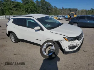 2020 Jeep Compass Latitude with VIN 3C4NJDBB0LT101376, listed as a Copart auction lot 52676275 with 35,965 mi miles and Salvage title. Bid and sale history available at DreamBid. Image 4.
