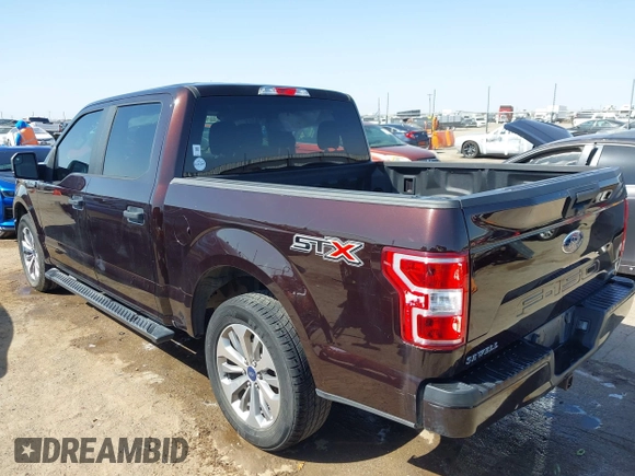 2018 Ford F-150 XL with VIN 1FTEW1CP5JKC93838, listed as a IAAI auction lot 42007069 with 92,117 mi miles and . Bid and sale history available at DreamBid. Image 3.