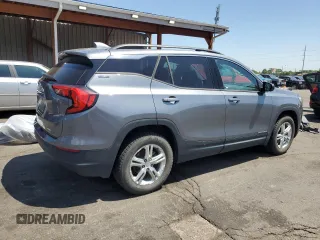 2020 GMC Terrain SLE with VIN 3GKALTEV0LL105070, listed as a Copart auction lot 63434055 with 75,991 mi miles and Clean title. Bid and sale history available at DreamBid. Image 3.