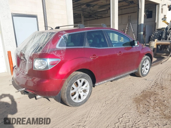 2007 Mazda CX-7 Touring with VIN JM3ER293370138346, listed as a IAAI auction lot 41732935 with 168,321 mi miles. Bid and sale history available at carsss.com. Image 4.