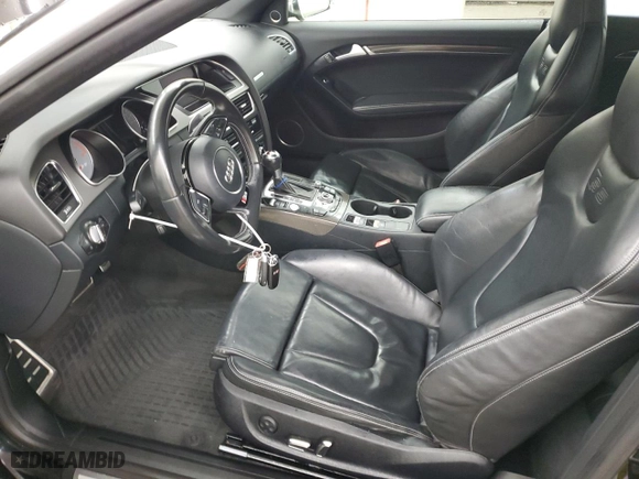 2013 Audi S5 Premium Plus with VIN WAUCGAFH7DN017346, listed as a Copart auction lot 85787924 with 119,684 mi miles and Salvage Title. Bid and sale history available at carsss.com. Image 7.