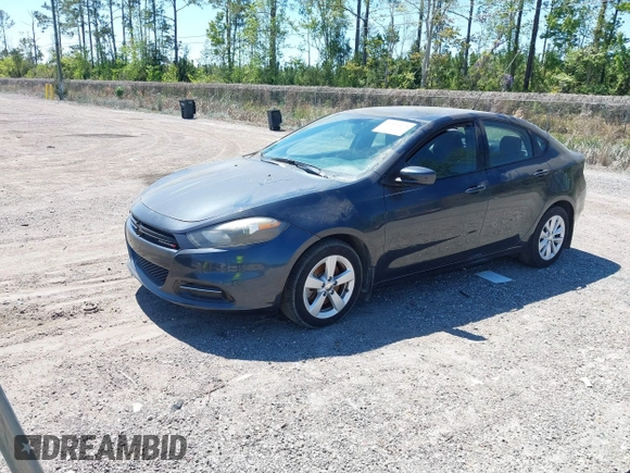 2014 Dodge Dart SXT with VIN 1C3CDFBB5ED822364, listed as a IAAI auction lot 41897570 with 116,733 mi miles. Bid and sale history available at carsss.com. Image 2.