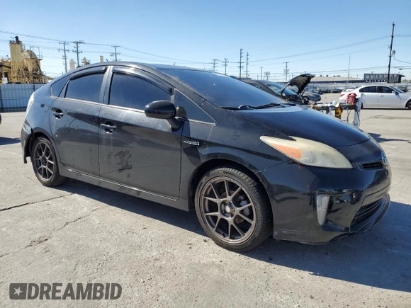2013 Toyota Prius One with VIN JTDKN3DU4D5585313, listed as a Copart auction lot 50271205 with 137,590 mi miles and Salvage Title. Bid and sale history available at carsss.com. Image 4.