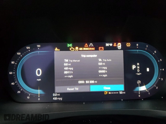 2024 Volvo S60 Plus Black Edition with VIN 7JRL12FH1RG282206, listed as a Copart auction lot 41451055 with 53,336 mi miles and Clean title. Bid and sale history available at DreamBid. Image 9.