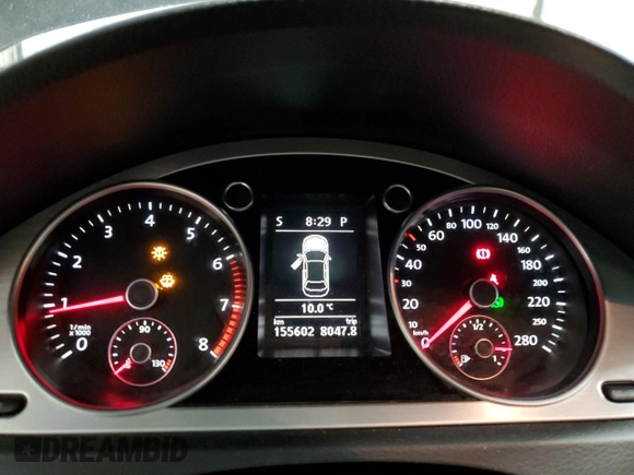 2011 Volkswagen CC with VIN WVWGU9AN3BE709433, listed as a Copart auction lot 42251025 with 155,602 mi miles and Salvage Title. Bid and sale history available at DreamBid. Image 9.