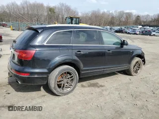 2013 Audi Q7 3.0L TDI Premium Plus with VIN WA1LMAFE8DD004221, listed as a Copart auction lot 50377595 with 0 mi miles and Clean Title. Bid and sale history available at carsss.com. Image 3.