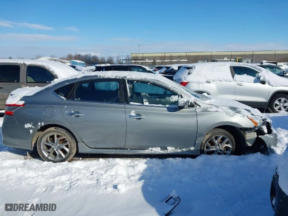 2014 Nissan Sentra S with VIN 3N1AB7AP5EY294076, listed as a IAAI auction lot 41575481 with 163,286 mi miles. Bid and sale history available at carsss.com. Image 13.