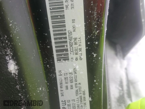 2015 Chrysler 200 Limited z VIN 1C3CCCAB2FN527267, wystawiony jako Copart lot #58697625 z przebiegiem 142 170 mil mil oraz Szkoda całkowita • Salvage title. Historia ofert i sprzedaży dostępna na DreamBid. Obrazek 14.