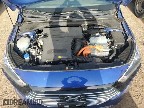 2019 Hyundai Ioniq SEL z VIN KMHC75LC9KU117854, wystawiony jako Copart lot #49612875 z przebiegiem 87 845 mil mil oraz Szkoda całkowita • Salvage title. Historia ofert i sprzedaży dostępna na DreamBid. Obrazek 11.