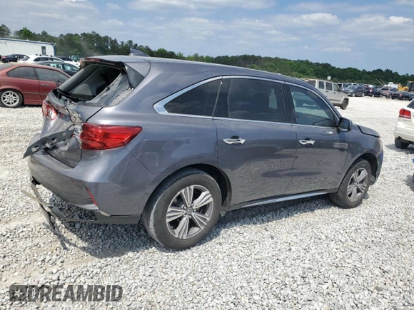 2020 Acura MDX with VIN 5J8YD3H35LL013855, listed as a Copart auction lot 54651515 with 83,778 mi miles and Salvage title. Bid and sale history available at DreamBid. Image 3.