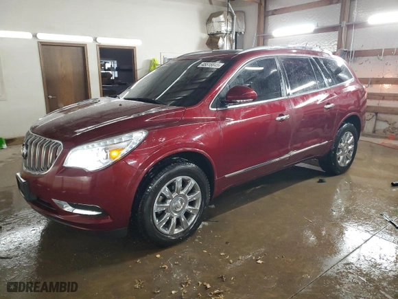 2015 Buick Enclave Leather with VIN 5GAKRBKD8FJ124337, listed as a Copart auction lot 45515845 with 87,311 mi miles and Salvage Title. Bid and sale history available at carsss.com. Image 1.