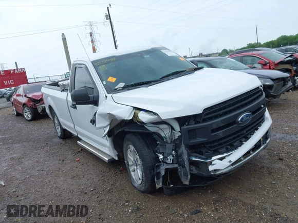 2019 Ford F-150 XL with VIN 1FTMF1C52KKD08601, listed as a IAAI auction lot 42256484 with 83,417 mi miles and . Bid and sale history available at DreamBid. Image 1.