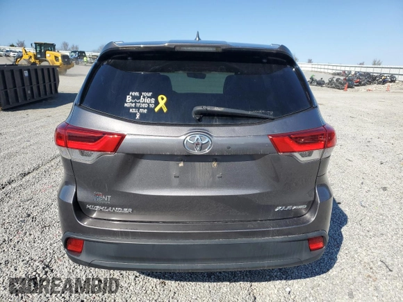 2017 Toyota Highlander XLE with VIN 5TDJZRFH5HS456984, listed as a Copart auction lot 50780025 with 113,287 mi miles and Salvage title. Bid and sale history available at DreamBid. Image 6.