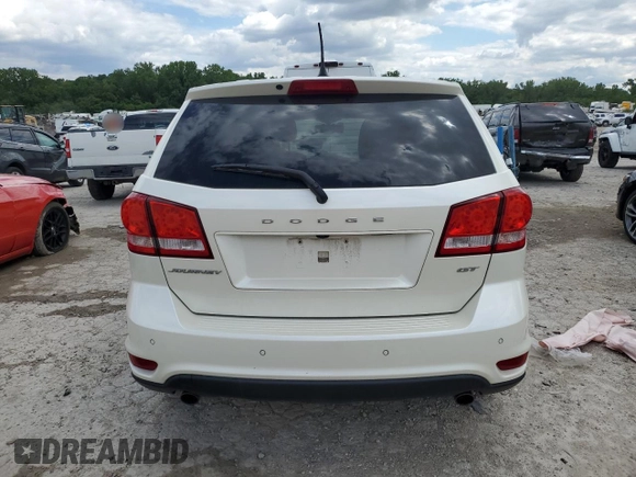 2017 Dodge Journey GT with VIN 3C4PDCEG3HT566162, listed as a Copart auction lot 58539455 with 80,369 mi miles and Salvage title. Bid and sale history available at DreamBid. Image 6.