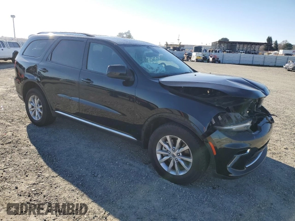 2022 Dodge Durango SXT with VIN 1C4RDJAG4NC228408, listed as a Copart auction lot 42177195 with 75,356 mi miles and Salvage Title. Bid and sale history available at DreamBid. Image 4.