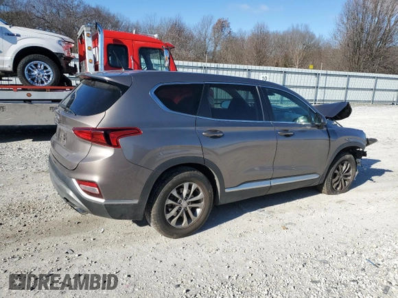 2019 Hyundai Santa Fe SE z VIN 5NMS23AD9KH023222, wystawiony jako Copart lot #86827124 z przebiegiem 129 726 mil mil oraz Szkoda całkowita • Salvage title. Historia ofert i sprzedaży dostępna na DreamBid. Obrazek 3.