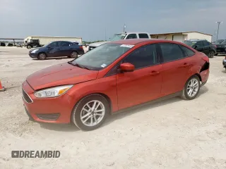 2018 Ford Focus SE with VIN 1FADP3F26JL302454, listed as a Copart auction lot 57023535 with 45,592 mi miles and Salvage title. Bid and sale history available at DreamBid. Image 1.