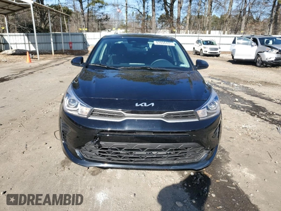 2022 Kia Rio LX with VIN 3KPA24ADXNE476147, listed as a Copart auction lot 87898405 with 15,763 mi miles and Salvage Title. Bid and sale history available at carsss.com. Image 5.