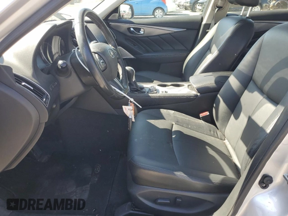 2017 Infiniti Q50 Signature Edition z VIN JN1EV7AR2HM836901, wystawiony jako Copart lot #58598685 z przebiegiem 133 310 mil mil oraz Szkoda całkowita • Salvage title. Historia ofert i sprzedaży dostępna na DreamBid. Obrazek 7.