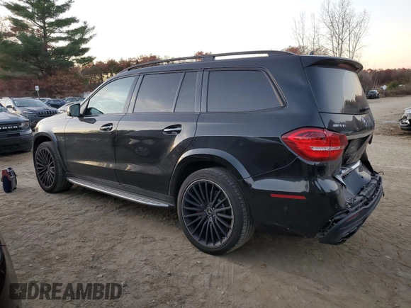 2017 Mercedes-Benz GLS with VIN 4JGDF7FE0HA789862, listed as a Copart auction lot 78860534 with 69,242 mi miles and Salvage Title. Bid and sale history available at carsss.com. Image 2.