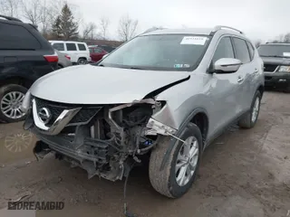 2016 Nissan Rogue SV with VIN KNMAT2MV3GP634708, listed as a IAAI auction lot 41931618 with 143,555 mi miles. Bid and sale history available at carsss.com. Image 2.