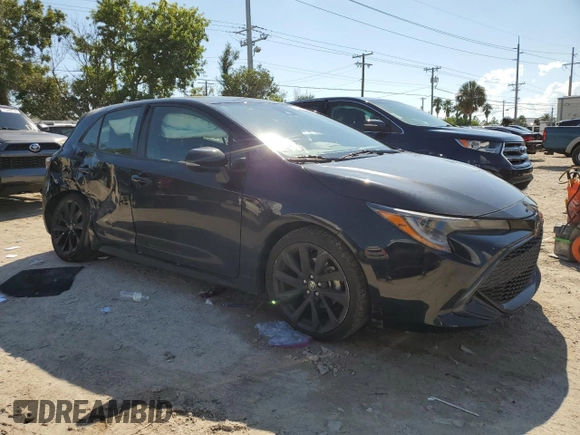 2022 Toyota Corolla Hatchback SE with VIN JTND4MBEXN3163326, listed as a Copart auction lot 72441564 with 54,761 mi miles and Non Repairable. Bid and sale history available at carsss.com. Image 4.