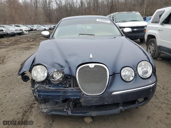2007 Jaguar S-Type 3.0 with VIN SAJWA01A37FN79962, listed as a Copart auction lot 44360005 with 0 mi miles and Salvage Title. Bid and sale history available at carsss.com. Image 5.