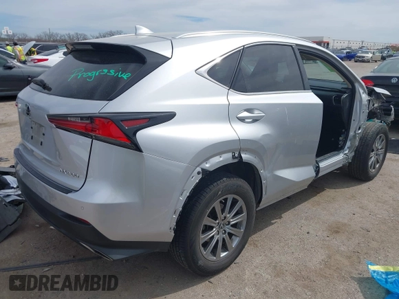2019 Lexus NX with VIN JTJYARBZ7K2132869, listed as a IAAI auction lot 41795753 with 71,635 mi miles. Bid and sale history available at carsss.com. Image 4.
