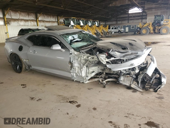 2017 Chevrolet Camaro 2SS with VIN 1G1FH1R74H0161707, listed as a Copart auction lot 55704415 with 56,397 mi miles and Salvage title. Bid and sale history available at DreamBid. Image 4.