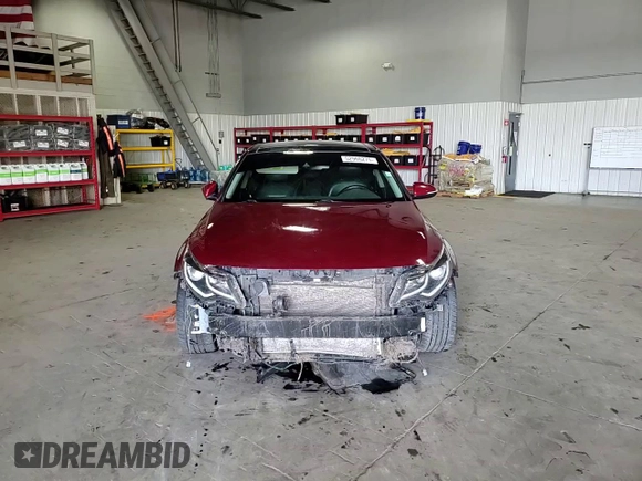 2019 Kia Optima LX with VIN 5XXGT4L32KG306587, listed as a Copart auction lot 52966275 with 185,613 mi miles and Salvage Title. Bid and sale history available at carsss.com. Image 11.