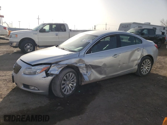 2012 Buick Regal with VIN 2G4GR5EK6C9163270, listed as a Copart auction lot 48285165 with 196,783 mi miles and Salvage Title. Bid and sale history available at carsss.com. Image 1.