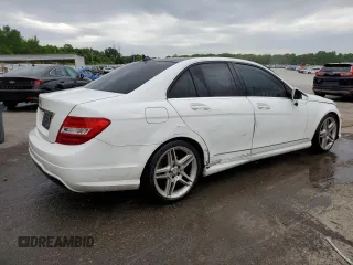 2013 Mercedes-Benz C 250 Sport with VIN WDDGF4HB2DR278397, listed as a Copart auction lot 52395335 with 116,110 mi miles and Salvage Title. Bid and sale history available at DreamBid. Image 3.
