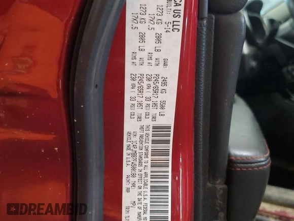 2015 Jeep Cherokee Trailhawk z VIN 1C4PJMBB7FW500180, wystawiony jako Copart lot #62385655 z przebiegiem 88 137 mil mil oraz Szkoda całkowita • Salvage title. Historia ofert i sprzedaży dostępna na DreamBid. Obrazek 13.