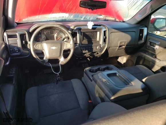 2015 Chevrolet Silverado 1500 LT with VIN 3GCPCREHXFG126279, listed as a Copart auction lot 46595285 with 245,752 mi miles and Salvage Title. Bid and sale history available at carsss.com. Image 8.