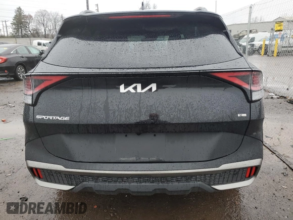 2023 Kia Sportage X-Line with VIN 5XYK6CAF8PG008654, listed as a Copart auction lot 50010925 with 29,137 mi miles and Salvage Title. Bid and sale history available at carsss.com. Image 6.