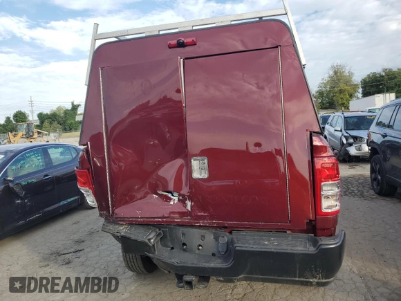 2022 Ram 2500 Tradesman with VIN 3C6MR5AJ8NG273192, listed as a Copart auction lot 71347484 with 36,031 mi miles and Salvage Title. Bid and sale history available at carsss.com. Image 6.