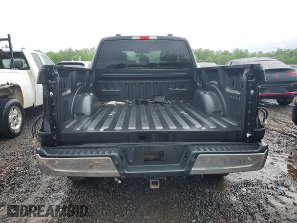 2021 Ford F-150 XL with VIN 1FTEX1EP9MKD20845, listed as a Copart auction lot 57053855 with 27,824 mi miles and Salvage title. Bid and sale history available at DreamBid. Image 6.