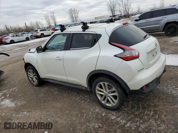 2015 Nissan Juke SV with VIN JN8AF5MR9FT509833, listed as a Copart auction lot 85975134 with 169,304 mi miles and Salvage Title. Bid and sale history available at carsss.com. Image 2.
