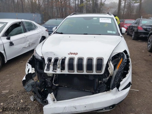 2017 Jeep Cherokee Latitude with VIN 1C4PJMCS1HW509295, listed as a IAAI auction lot 41909890 with 97,947 mi miles. Bid and sale history available at carsss.com. Image 12.