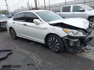 2017 Honda Accord Hybrid with VIN JHMCR6F36HC010984, listed as a IAAI auction lot 41502237 with 177,698 mi miles. Bid and sale history available at carsss.com. Image 1.
