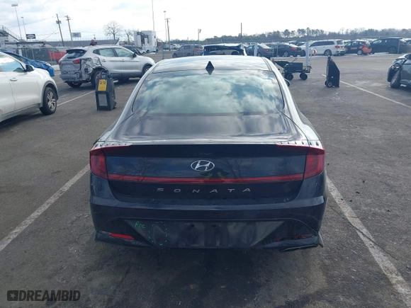 2023 Hyundai Sonata SEL with VIN KMHL64JA1PA275970, listed as a IAAI auction lot 41426974 with 14,690 mi miles. Bid and sale history available at carsss.com. Image 16.