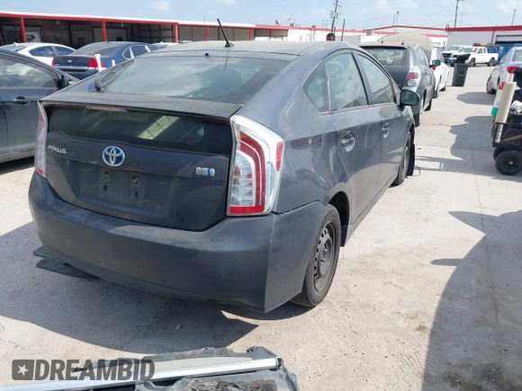 2012 Toyota Prius One with VIN JTDKN3DU2C5417149, listed as a IAAI auction lot 41881228 with Not Provided miles and . Bid and sale history available at DreamBid. Image 4.