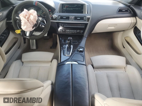2015 BMW 6 Series 640i with VIN WBA6A0C58FD318669, listed as a Copart auction lot 50706415 with 79,538 mi miles and Clean Title. Bid and sale history available at DreamBid. Image 8.