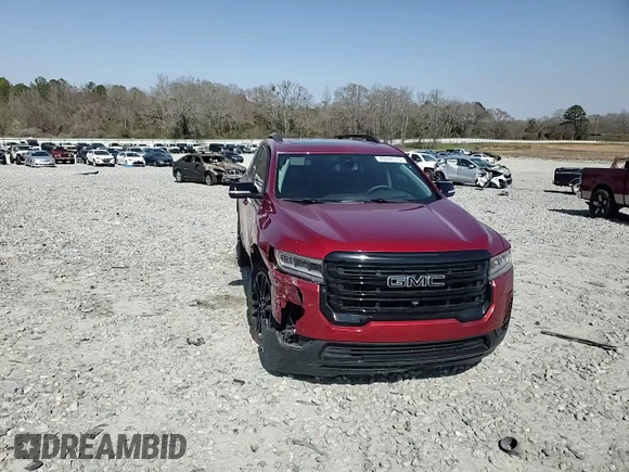 2023 GMC Acadia SLT with VIN 1GKKNMLS1PZ261100, listed as a Copart auction lot 48068175 with 8,309 mi miles and Salvage Title. Bid and sale history available at DreamBid. Image 14.