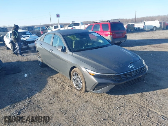 2024 Hyundai Elantra SEL with VIN KMHLM4DG4RU809745, listed as a IAAI auction lot 41768864 with 4,345 mi miles. Bid and sale history available at carsss.com. Image 1.