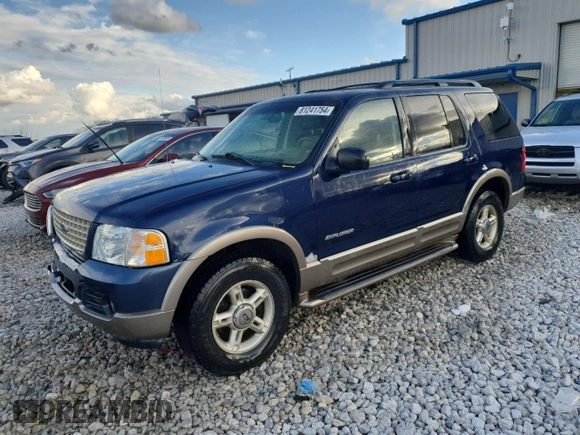 2002 Ford Explorer Eddie Bauer with VIN 1FMZU74W12ZC34905, listed as a Copart auction lot 81241754 with 103,456 mi miles and Salvage Title. Bid and sale history available at DreamBid. Image 1.